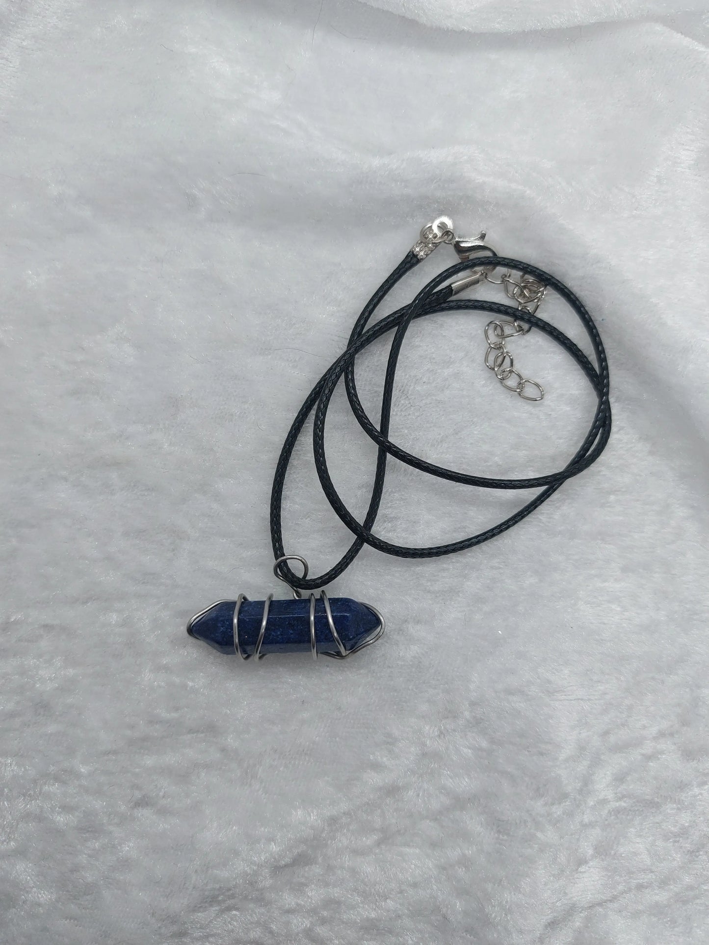 Sodalite Wire Wrapped Necklace - 1118Markets