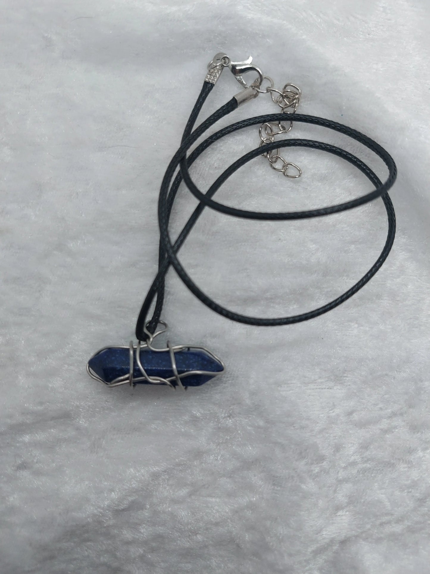 Sodalite Wire Wrapped Necklace - 1118Markets