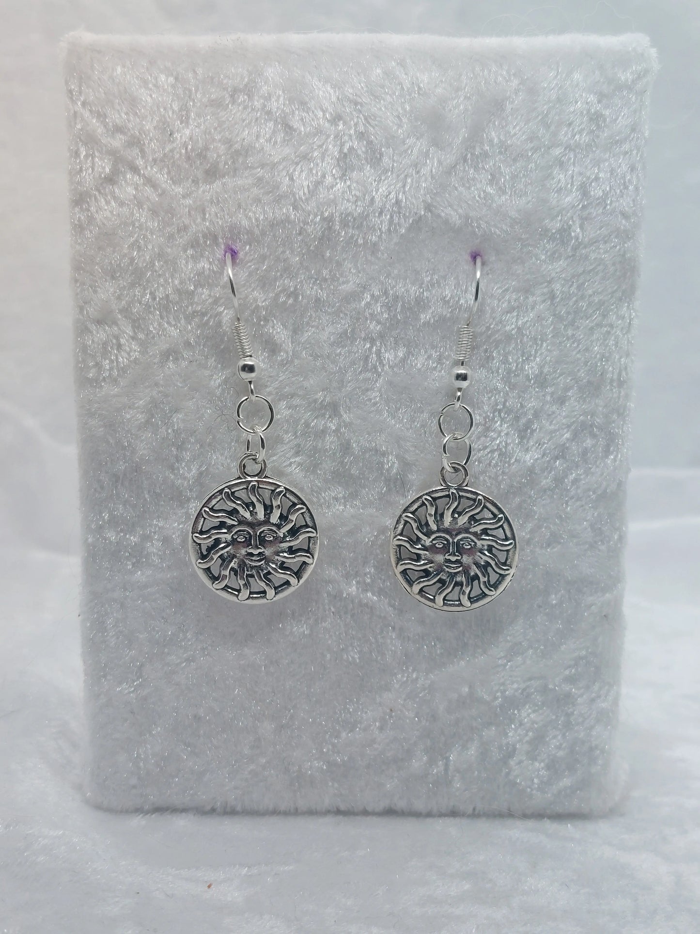 Sunshine Silver Metal Earrings 1118Markets