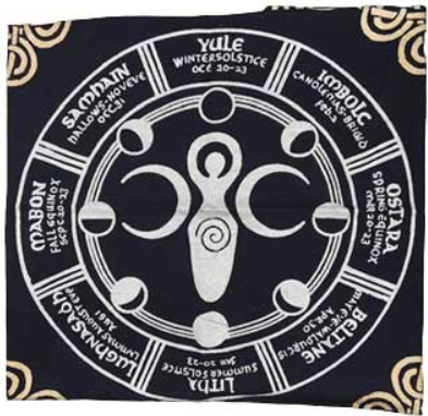 24"x24" Earth Goddess altar cloth