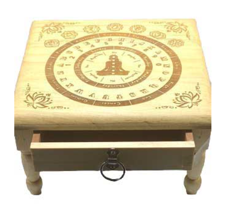 12x 12" Pendulum altar table
