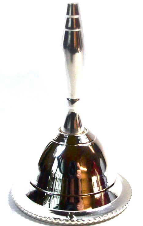 Unadorned altar bell 2 1/2"