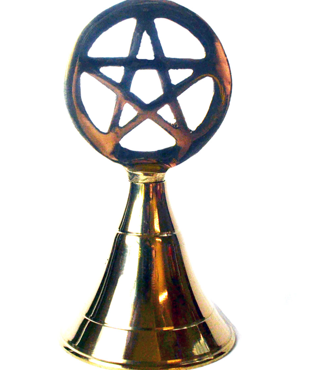 4" Pentagram brass bell