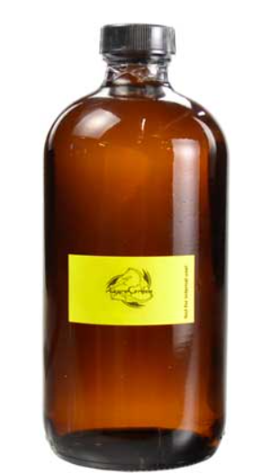 (16oz) Amber oil azuregreen