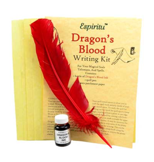 Dragon's Blood writing kit