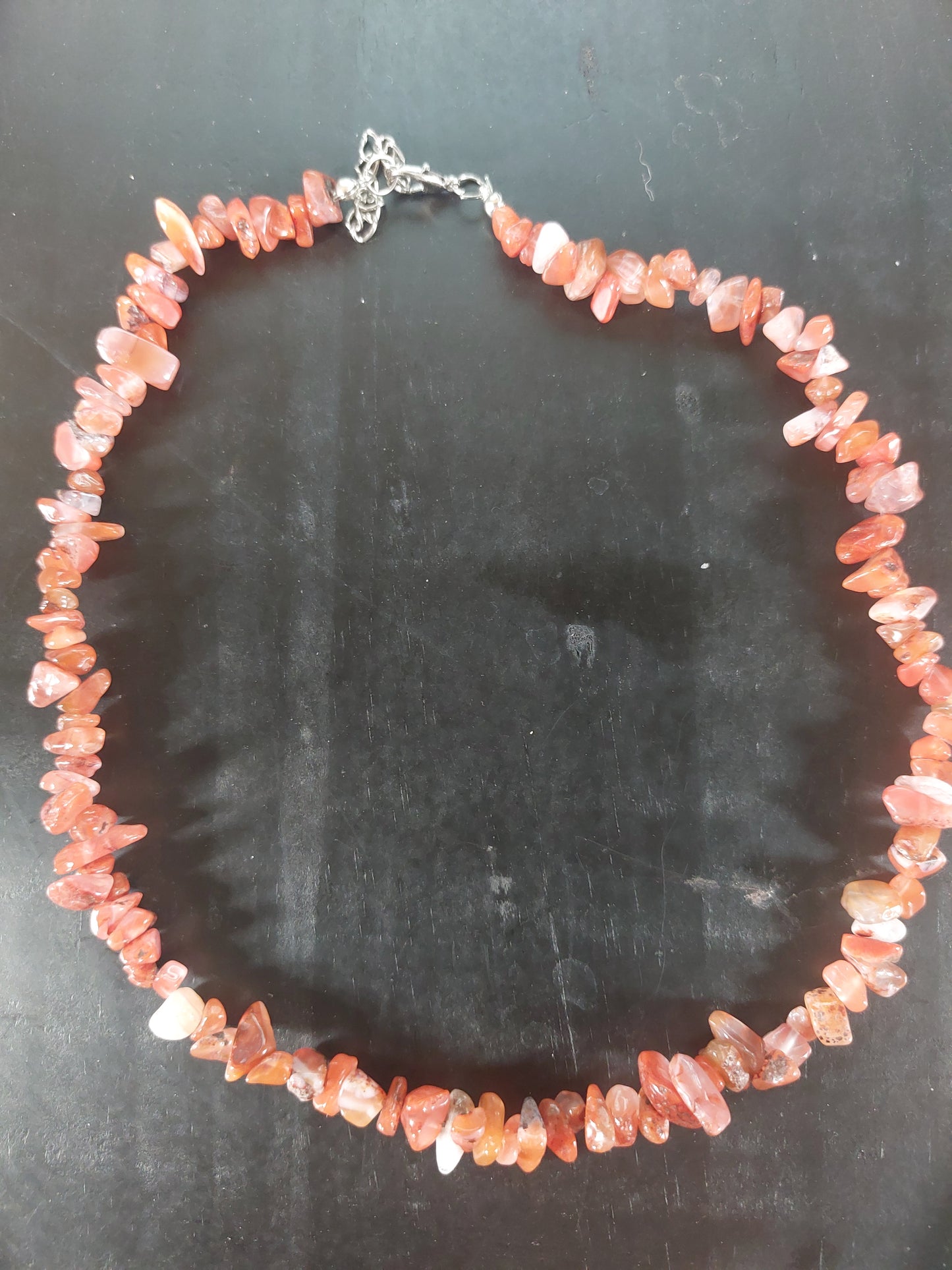Carnelian Chip Necklace
