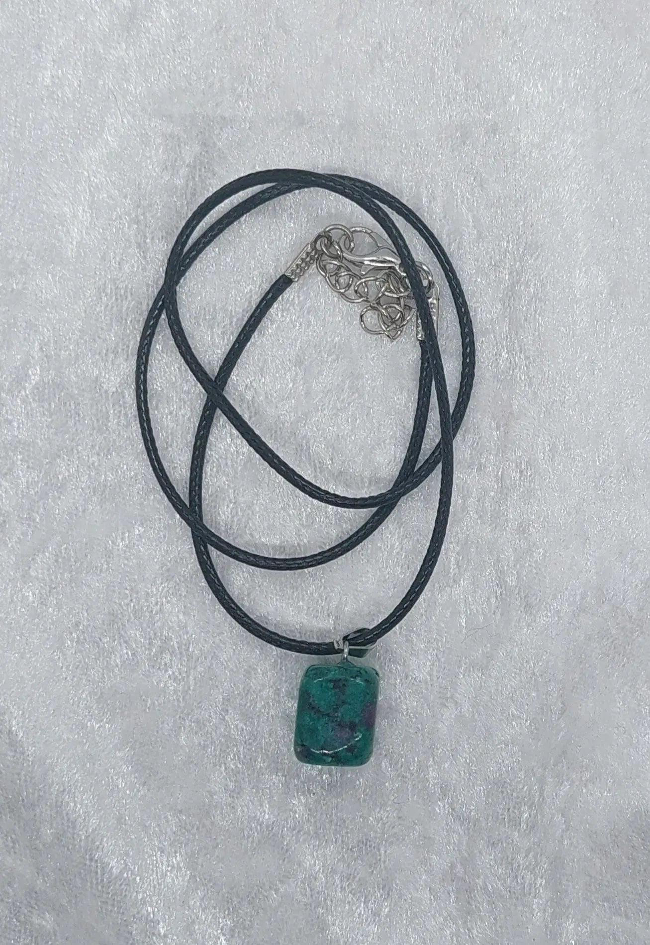 Ruby Zoisite Gemstone Crystal 18" Necklace - 1118Markets