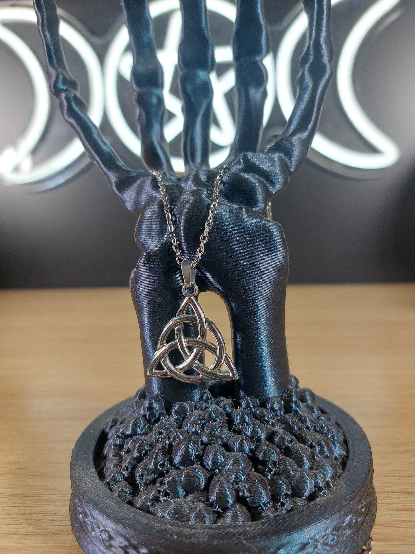 Stainless Steel Celtic Triquetra Necklace