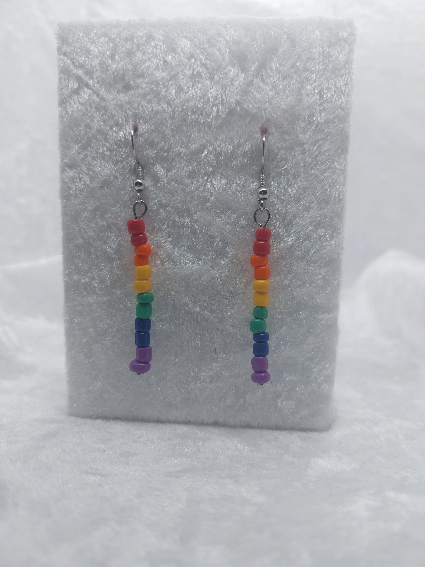 Rainbow Pride Seed Bead Earrings 1118Markets