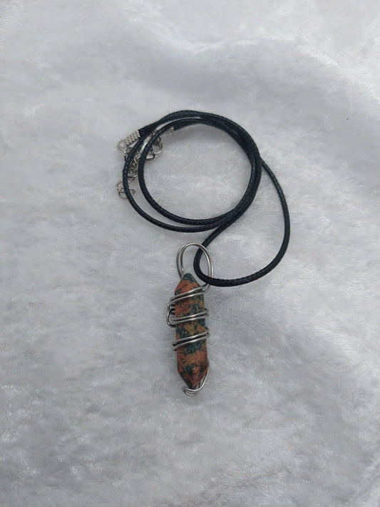 Sunstone Wire Wrapped Necklace - 1118Markets