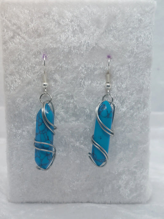 Wrapped Blue Howlite 1118Markets