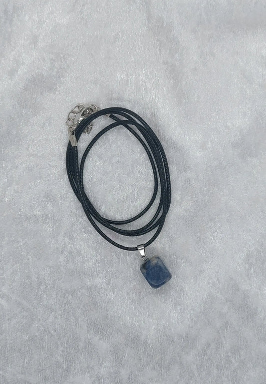 Sodalite Gemstone Crystal 20" Necklace - 1118Markets