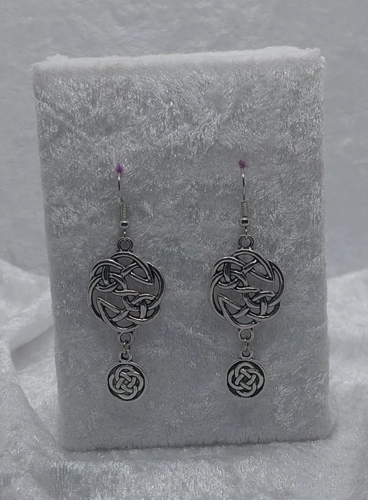 Celtic Knot Silver Earrings - 1118Markets