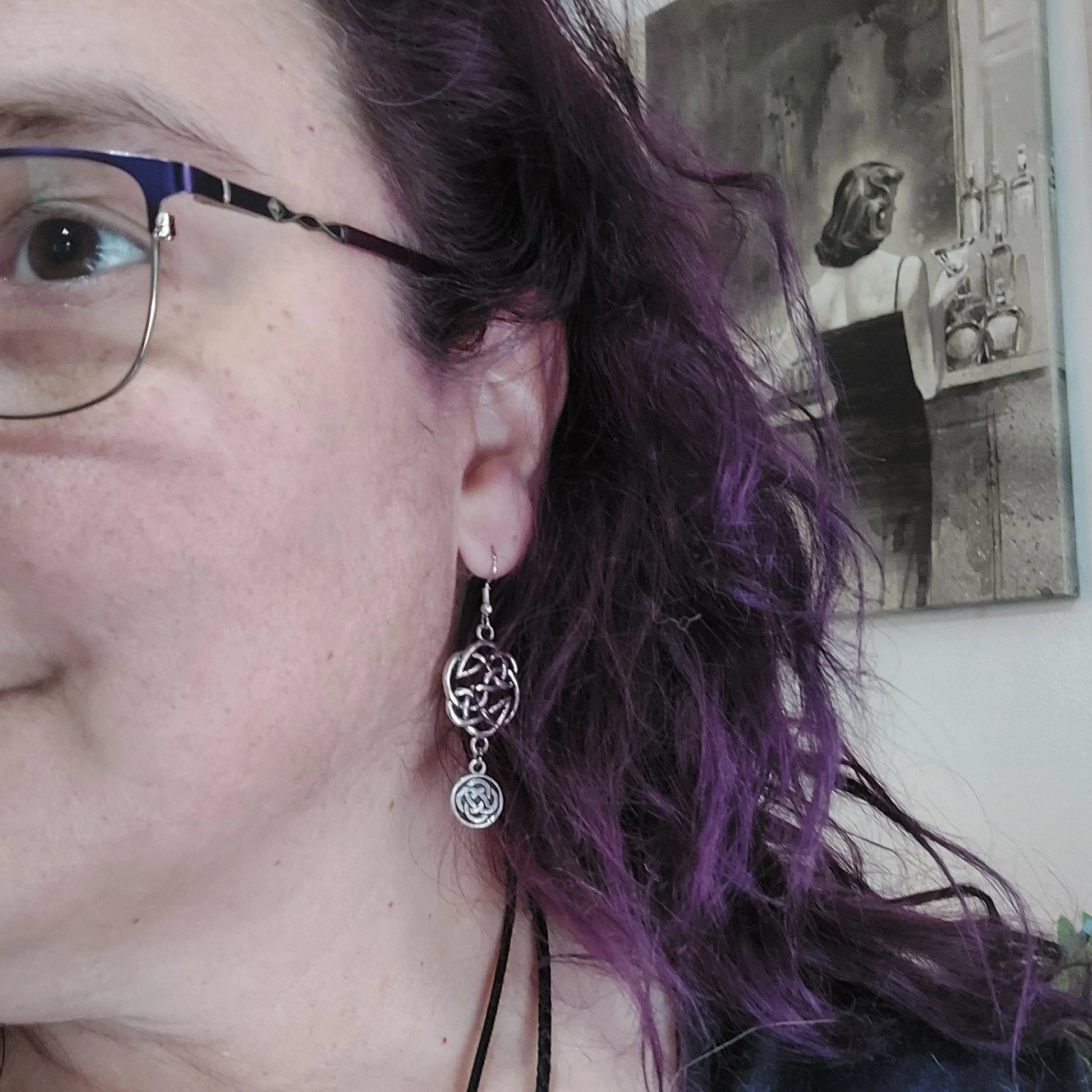 Celtic Knot Silver Earrings - 1118Markets
