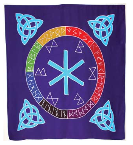 Rune Mother altar cloth or scarf 36" x 36"
