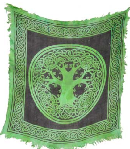 Tree of Life altar cloth 18" x 18"