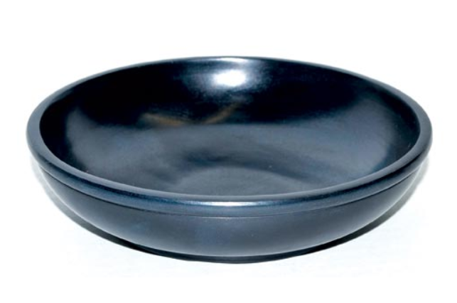 Black Stone Scrying Bowl/Smudge Pot 6"