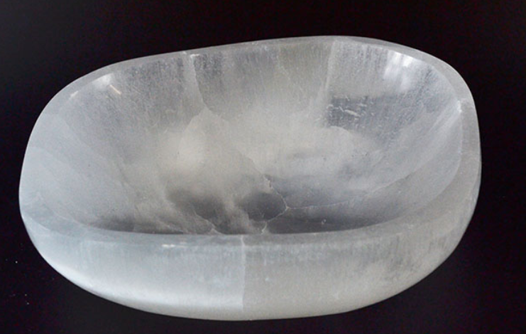 4-5" Selenite altar bowl