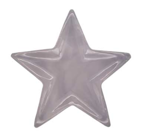4" Star offering plate