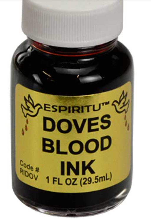 Dove's Blood ink 1 oz