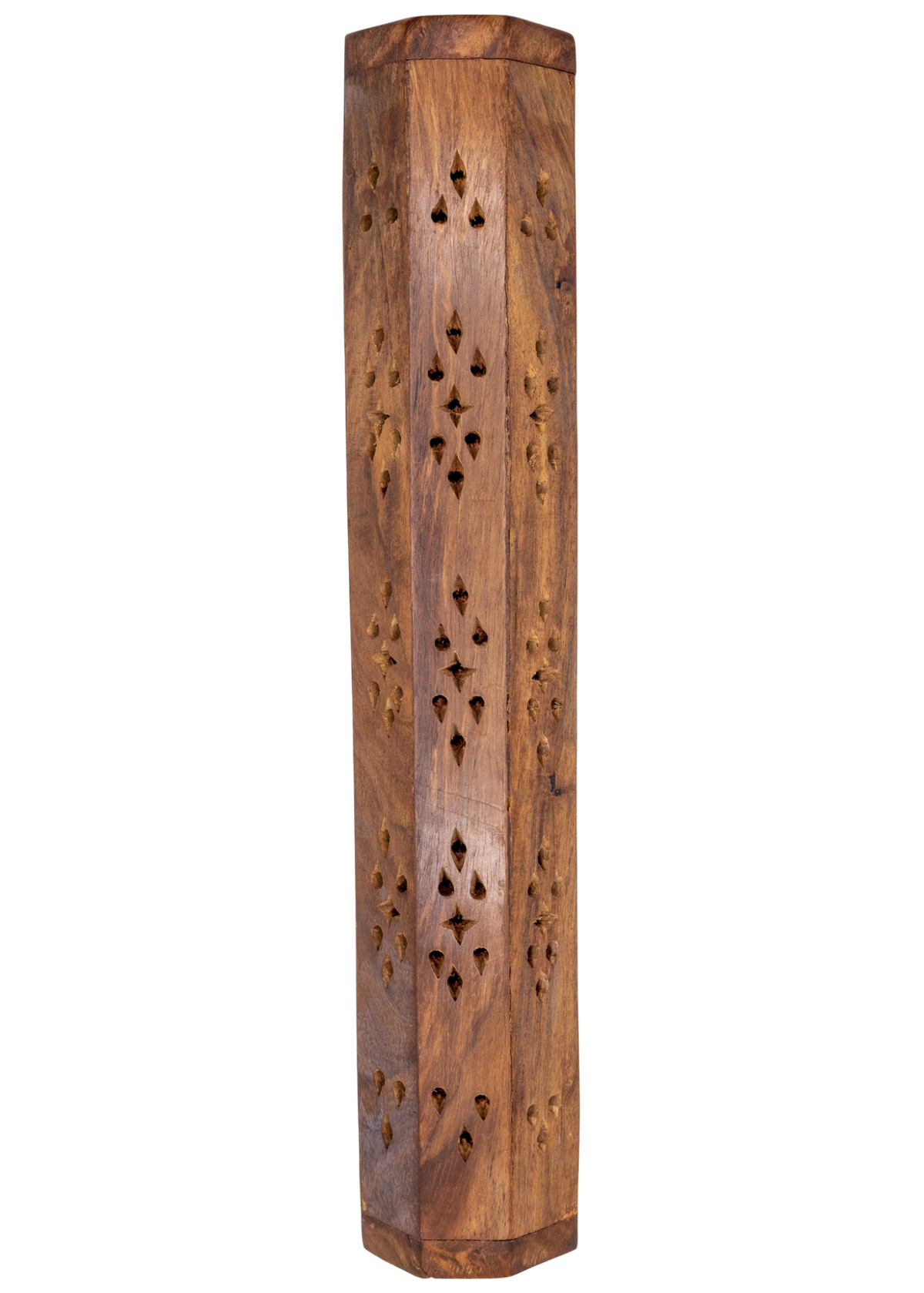 Brass Inlay Moon & stars Coffin Incense Burner