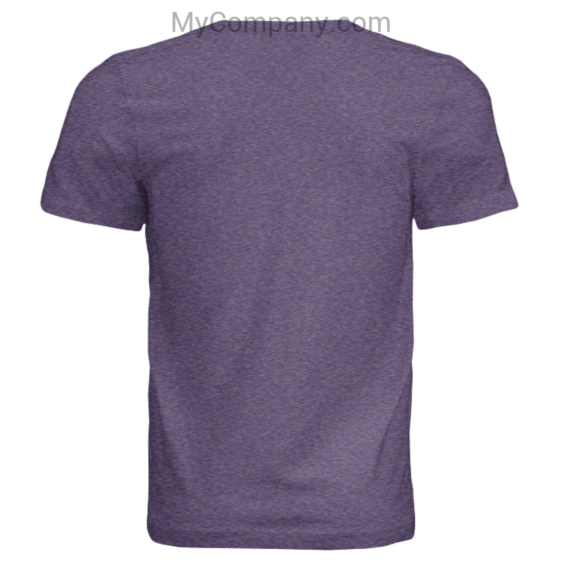 Solid Team Purple Triblend - BACK