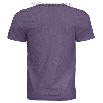 Solid Team Purple Triblend - BACK