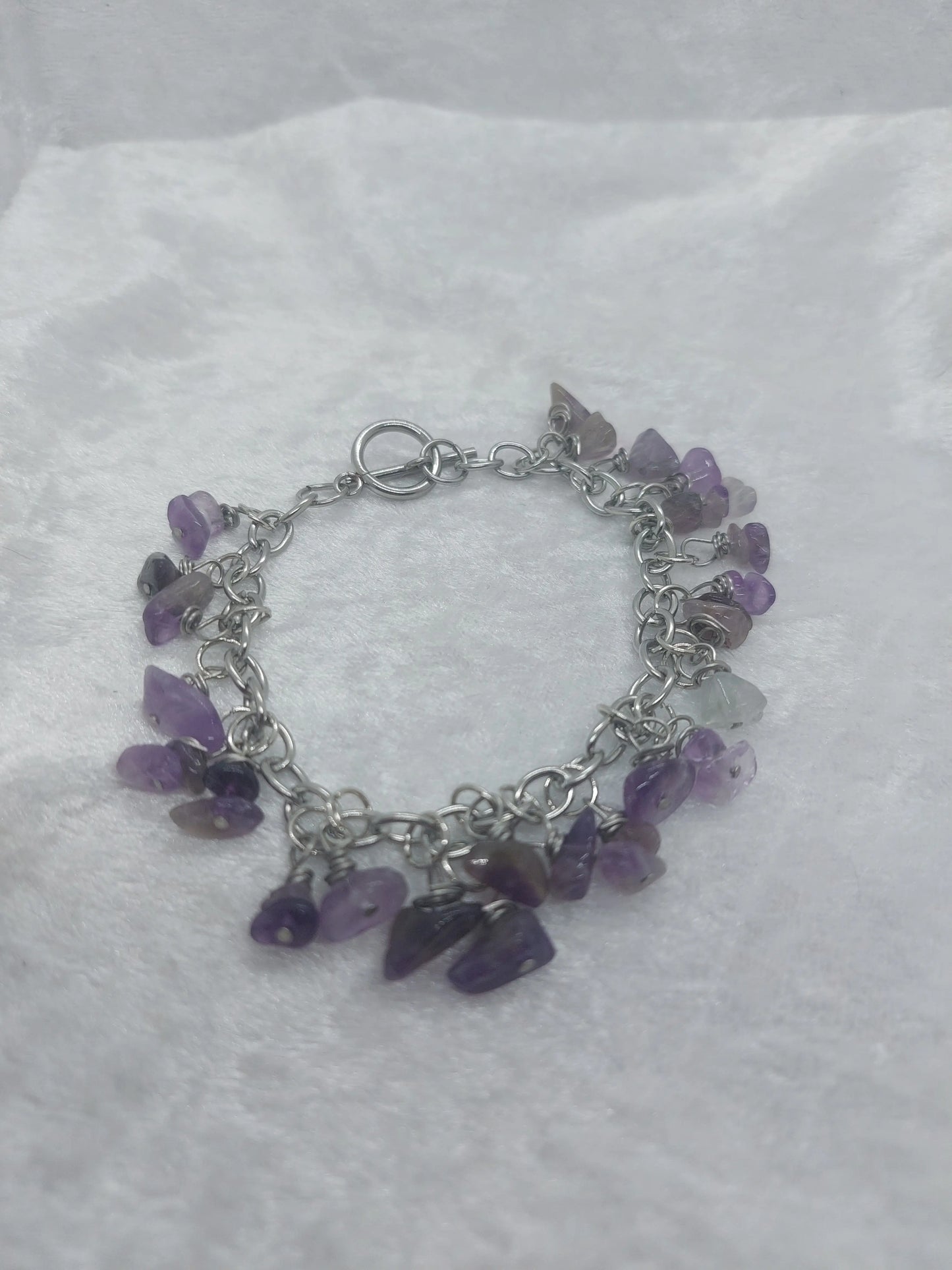 Amethyst Chip Bracelet 1118Markets