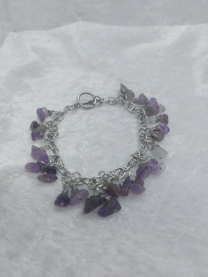 Amethyst Chip Bracelet 1118Markets