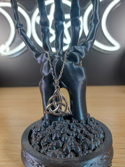 Stainless Steel Celtic Triquetra Necklace