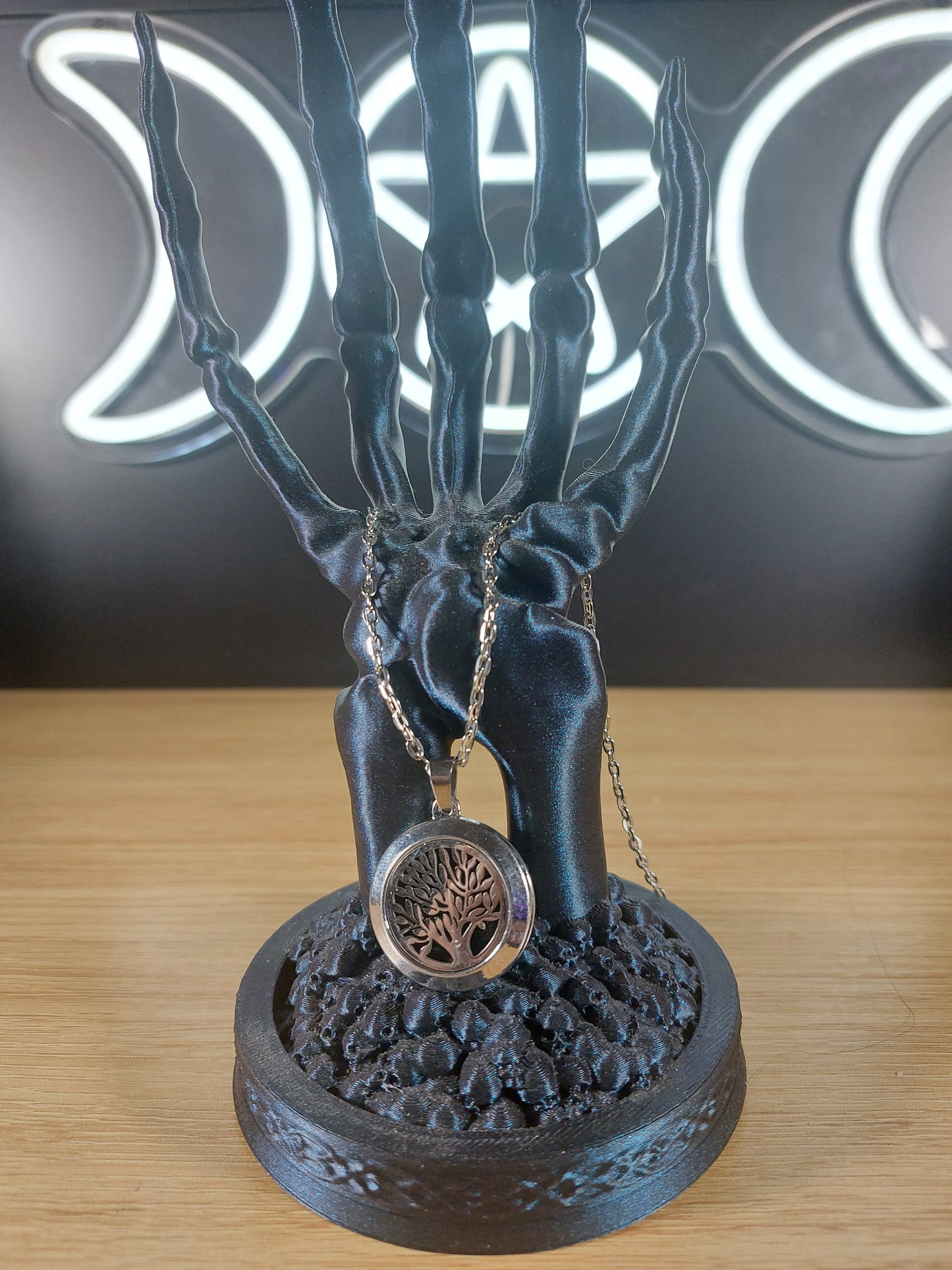 Stainless Steel Tree of Life Deffusion Necklace