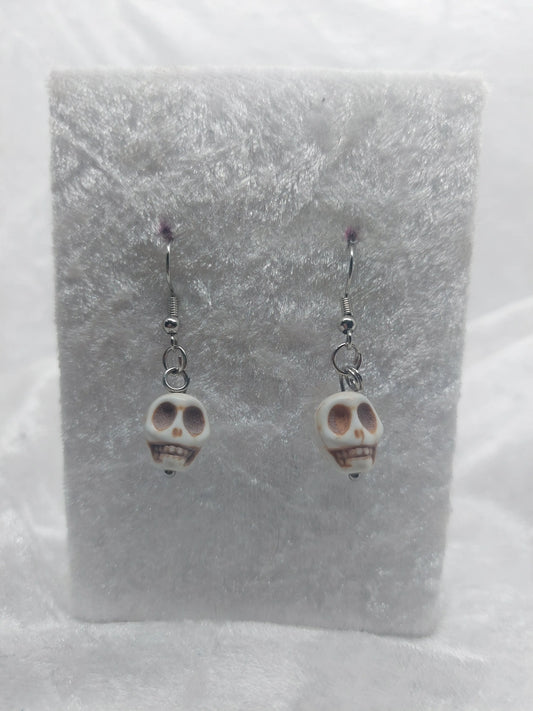 Single Skull Dangle Earring 1118Markets
