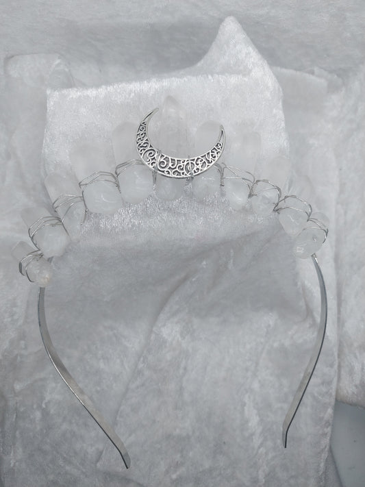 Clear Quartz crown