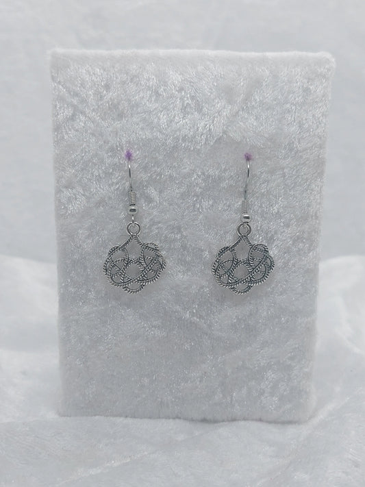 Celtic Knot Earrings Silver - 1118Markets