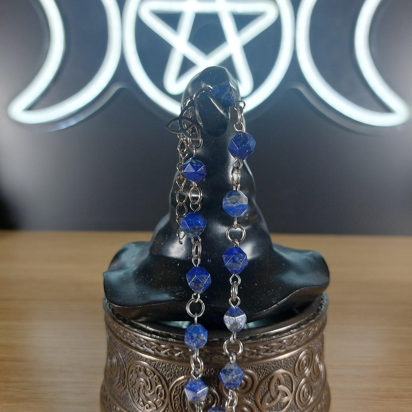 Lapis Lazuli Faceted Crystal Bracelet 1118 MARKETS & EVENTS