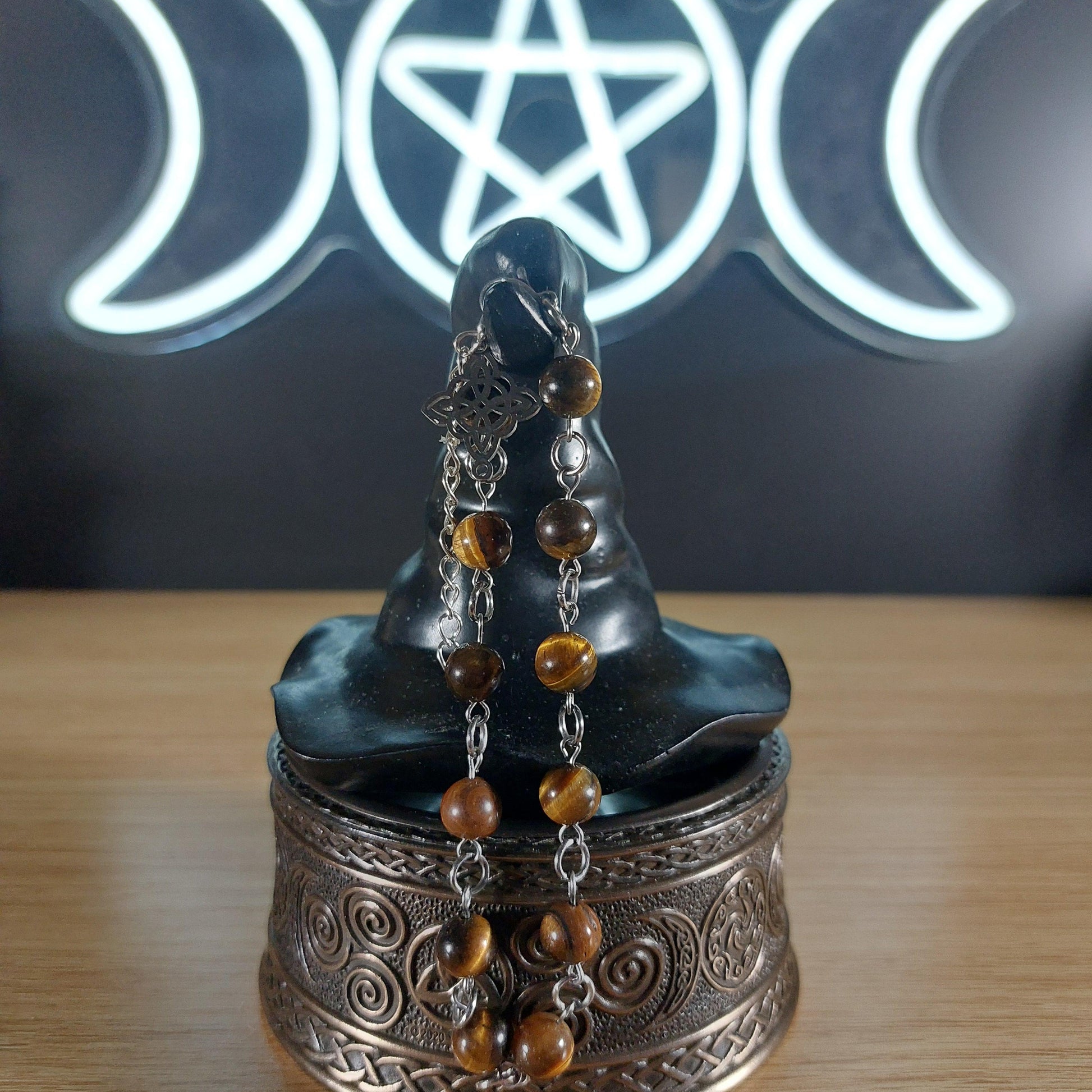 Tigers Eye Crystal Beaded Bracelet 1118 MARKETS & EVENTS