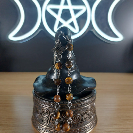 Tigers Eye Crystal Beaded Bracelet 1118 MARKETS & EVENTS