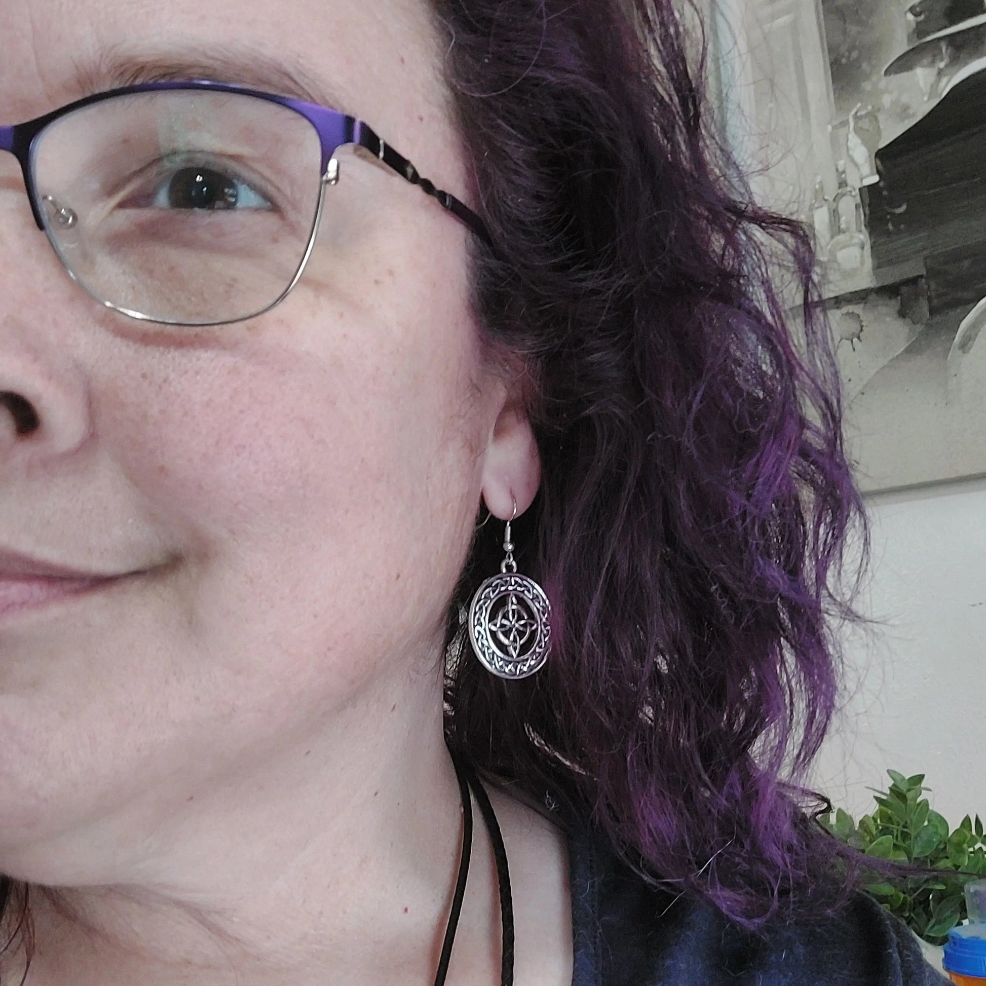 Witches Knot Silver Earrings - 1118Markets