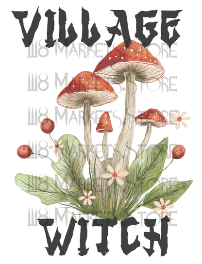 Village Witch Mushroom BLK